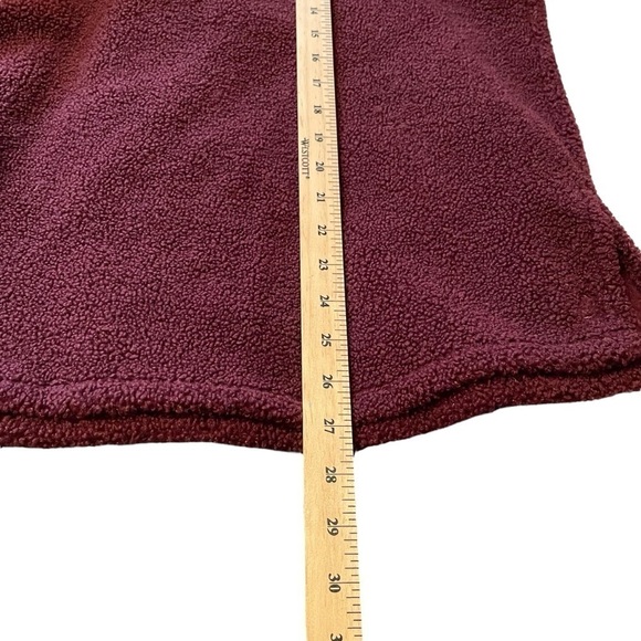 Cuddl Duds Shaggy Sherpa
Pullover Top Burgundy Size 3X - Picture 5 of 12